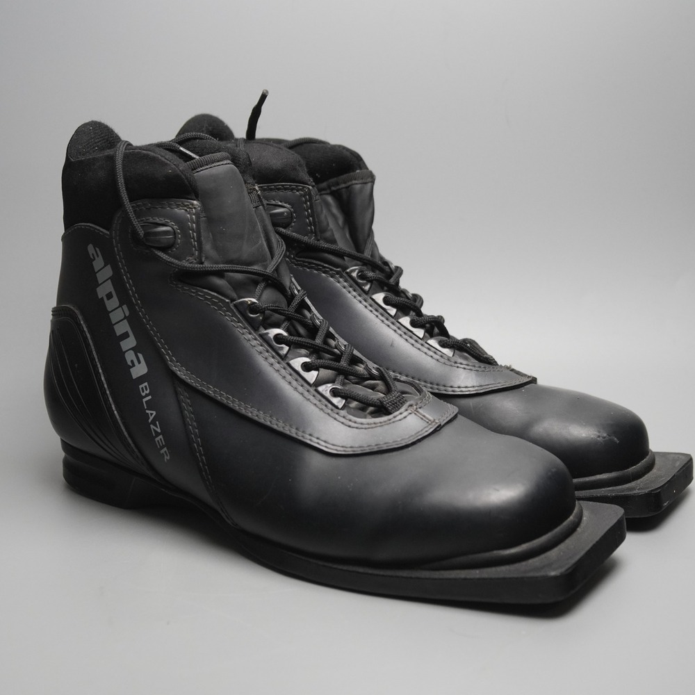 Alpina Blazer Nordic Norm 75mm Cross Country Ski Boots Black Size EU 41 Mens